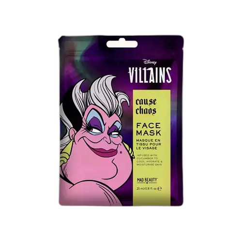 Mad Beauty Disney Pop Villains Face Masks Ursula