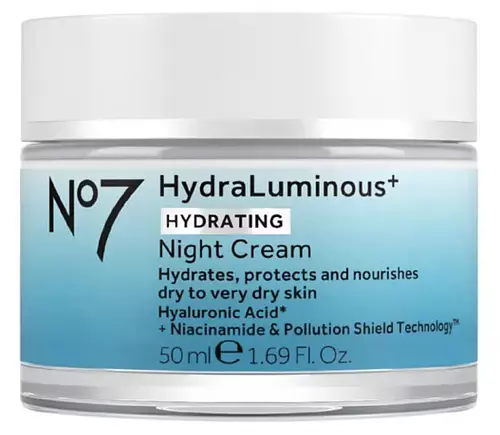 No7 Hydraluminous+ Night Cream