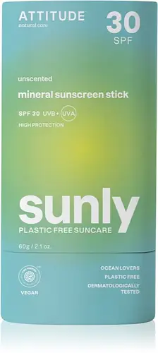 ATTITUDE Sunly Sunscreen Stick SPF 30 Unscented