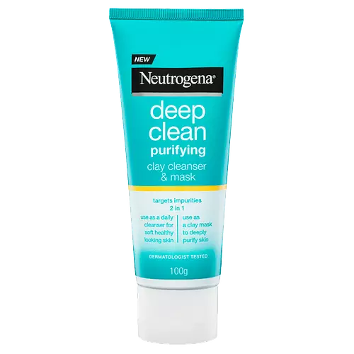 Neutrogena Deep Clean Purifying Clay Cleanser + Mask