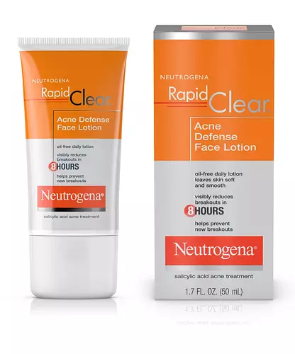 Neutrogena Rapid Clear Acne Defense Oil-Free Face Lotion