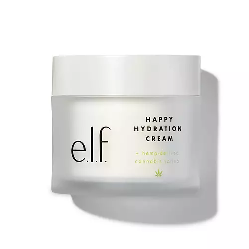 e.l.f. cosmetics Happy Hydration Cream + hemp-derived Cannabis Sativa Seed Oil
