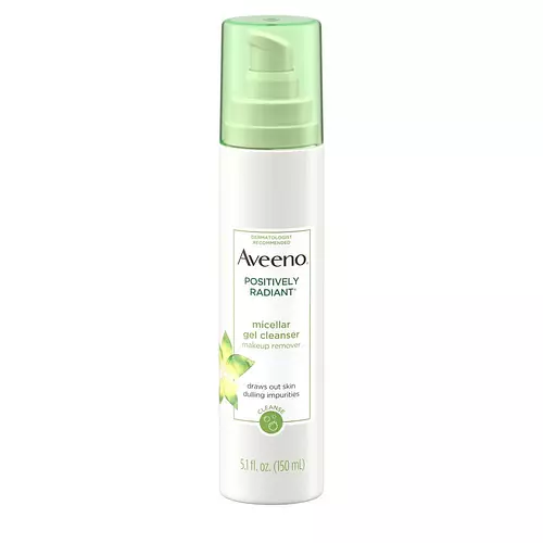 Aveeno Positively Radiant Micellar Gel Cleanser Makeup Remover