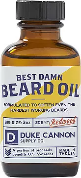 Duke Cannon Best Damn Beard Oil Redwood