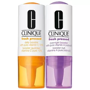 Clinique Fresh Pressed Clinical™ Daily + Overnight Boosters with Pure Vitamin C 10% + A (Retinol)