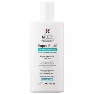 Kiehl's Super Fluid UV Mineral Defense Titanium Dioxide Sunscreen Broad Spectrum SPF 50+