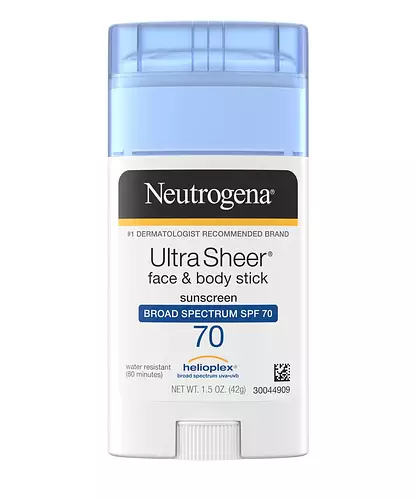 Neutrogena UltraSheer Face & Body Stick Sunscreen SPF 70