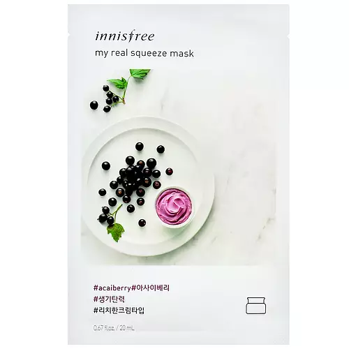 innisfree My Real Squeeze Mask [Acai Berry]