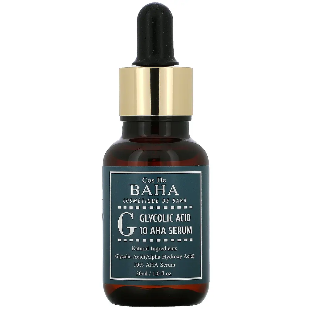 Cos De BAHA Glycolic Acid 10% AHA Serum (Ingredients Explained)