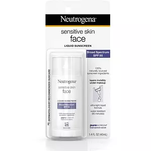 Neutrogena Sensitive Skin Liquid Face Sunscreen SPF 50