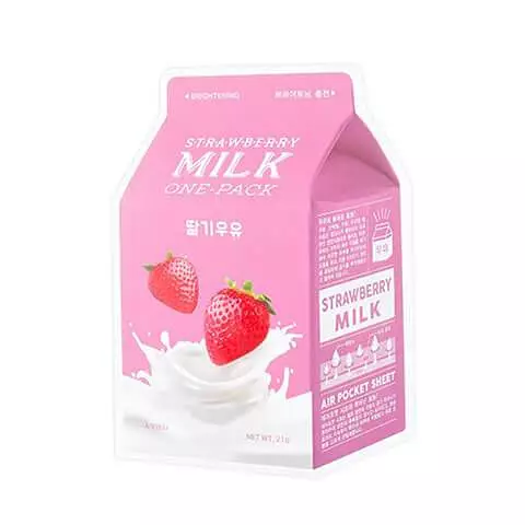 A'Pieu Milk Sheet Mask Strawberry