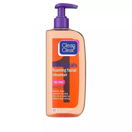 Clean & Clear Essentials Foaming Oil-Free Facial Cleanser