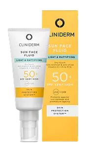 Cliniderm Sun Face Light & Mattifying Fluid SPF 50+