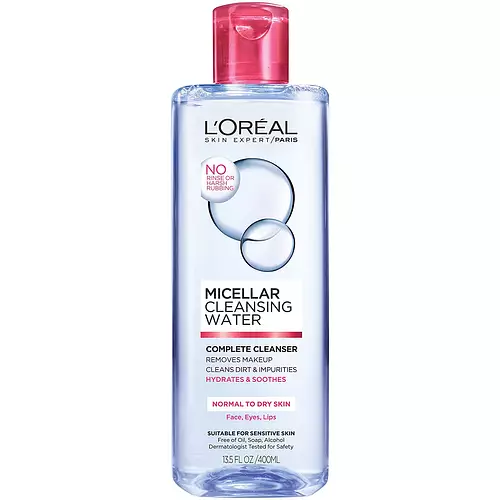 L'Oreal Micellar Cleansing Water Complete Cleanser - Normal To Dry Skin 