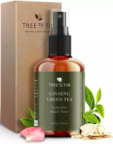 Tree to Tub Ginseng Green Tea Anti-Aging Calming Hydration Toner Spray