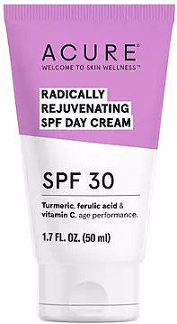 Acure Radically Rejuvenating Day Cream Facial Moisturizers - SPF 30