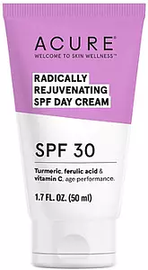 Acure Radically Rejuvenating Day Cream Facial Moisturizers - SPF 30