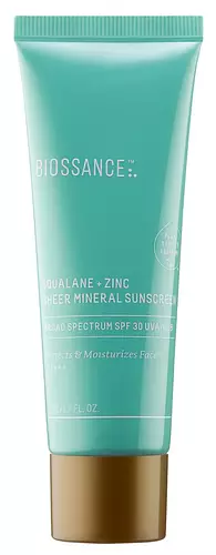 Biossance Squalane + Zinc Sheer Mineral Sunscreen SPF 30 PA +++