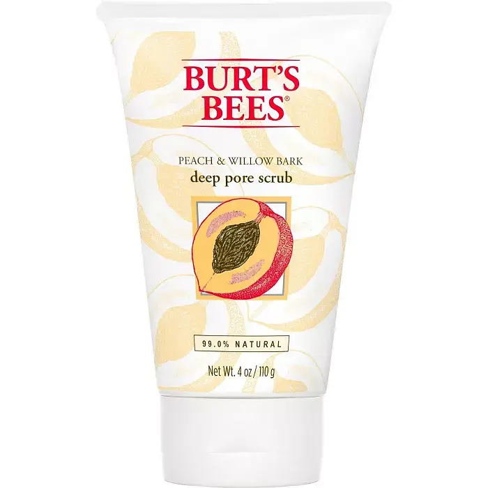 Burt's Bees Peach & Willow Bark Deep Pore Exfoliating Facial Scrub