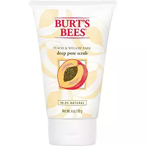 Burt's Bees Peach & Willow Bark Deep Pore Exfoliating Facial Scrub