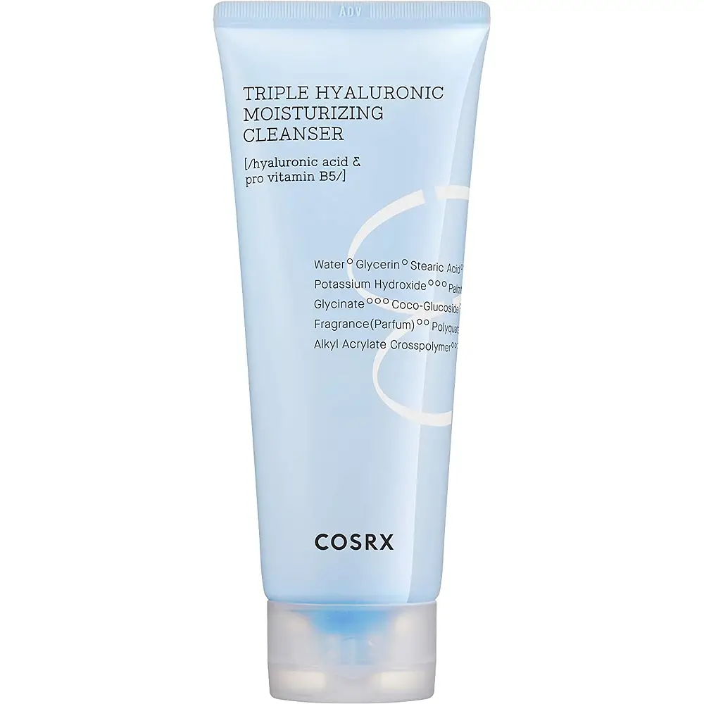 COSRX Triple Hyaluronic Moisturizing Cleanser (Ingredients Explained)