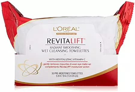 L'Oreal RevitaLift Radiant Smoothing Wet Cleansing Towelettes