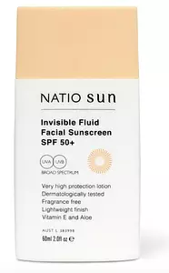 Natio Invisible Fluid Facial Sunscreen SPF 50+