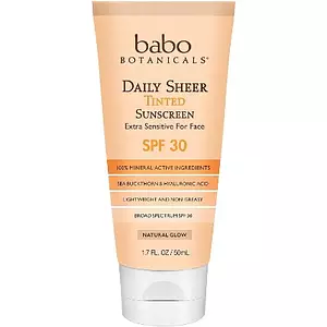 babo botanicals Daily Sheer Tinted Mineral Sunscreen Lotion SPF30