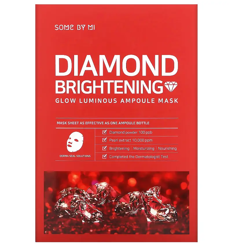 Some By Mi Glow Luminous Ampoule Mask Diamond Brightening