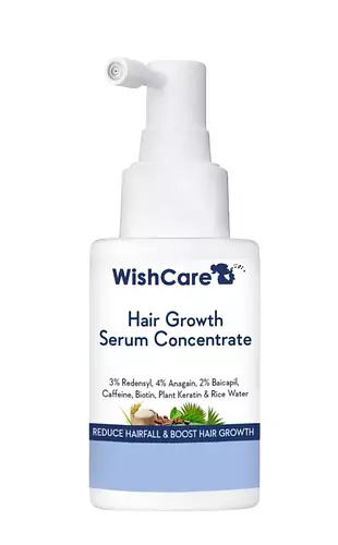 Wishcare Hair Growth Serum Concentrate With 3% Redensyl, 4% Anagain, Rice Water, Biotin