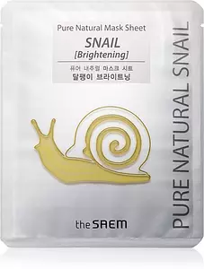 The Saem Pure Natural Mask Sheet - Snail Brightening