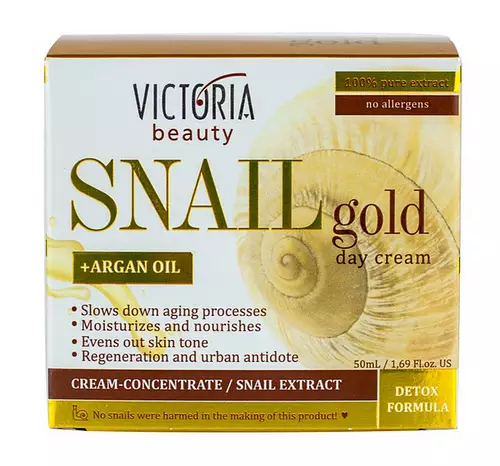 Victoria Beauty Snail Gold Day Cream and Argan Oil