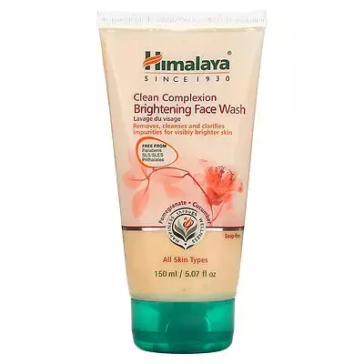 Himalaya Clean Complexion Brightening Face Wash Pomegranate Cucumber,
