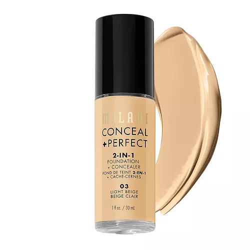 Milani Conceal + Perfect 2-in-1 Foundation and Concealer 03 Light Beige