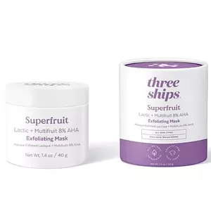 Three Ships Beauty Superfruit Lactic + Multifruit 8% AHA Exfoliating Mask