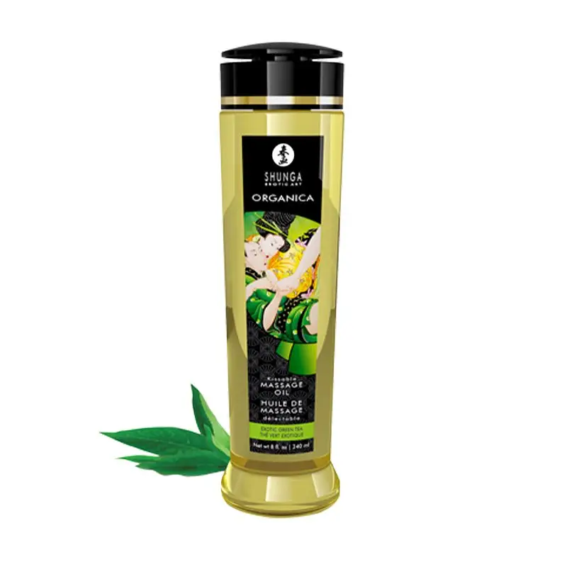 Shunga Massage Oil Organica Exotic Green Tea