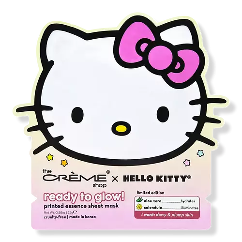 The Creme Shop Hello Kitty Ready to Glow! Printed Essence Sheet Mask