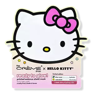 The Creme Shop Hello Kitty Ready to Glow! Printed Essence Sheet Mask