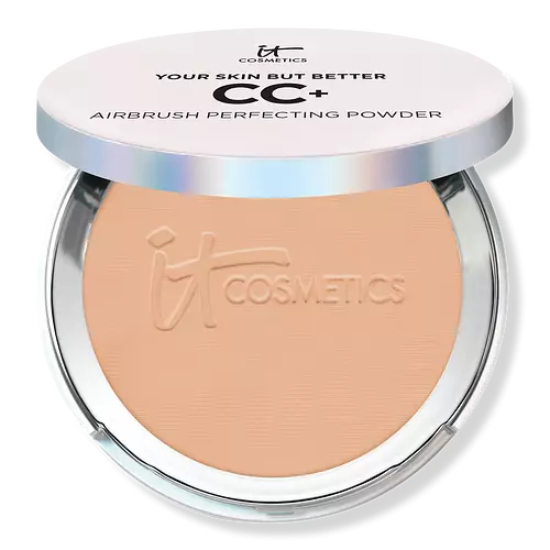 IT Cosmetics CC+ Airbrush Perfecting Powder Foundation Medium Tan