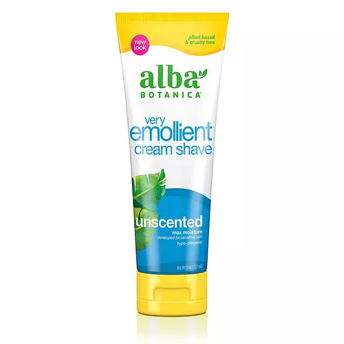 Alba Botanical Very Emollient Cream Shave - Unscented