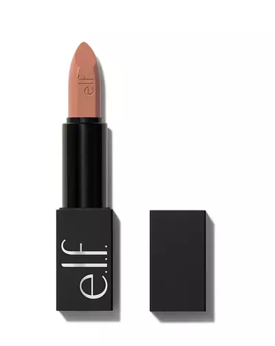 e.l.f. cosmetics O Face Satin Lipstick Dirty Talk - Beige Pink