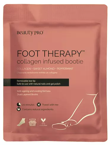 BeautyPro Foot Therapy Collagen Infused Bootie