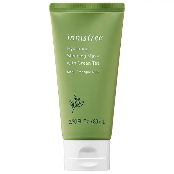 innisfree Green Tea Hydrating Sleeping Mask (Ingredients Explained)