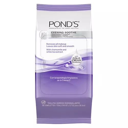 Pond's Moisture Clean Evening Soothe Makeup Remover Wipes