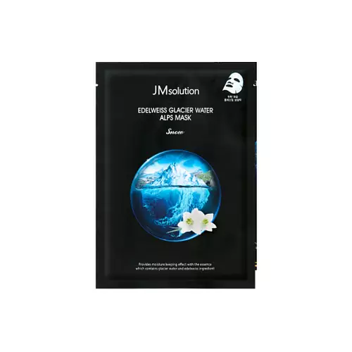 JMsolution Edelweiss Glacier Water Alps Mask Snow