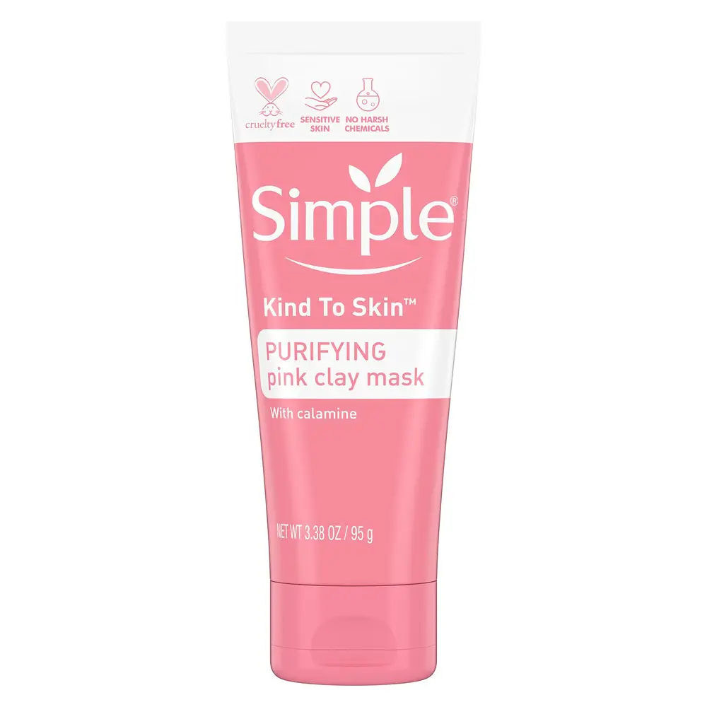Simple Skincare Kind to Skin Pink Clay Face Mask