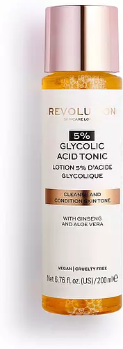 Revolution Beauty 5% Glycolic Acid AHA Glow Liquid Exfoliant Toner