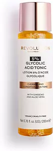 Revolution Beauty 5% Glycolic Acid AHA Glow Liquid Exfoliant Toner