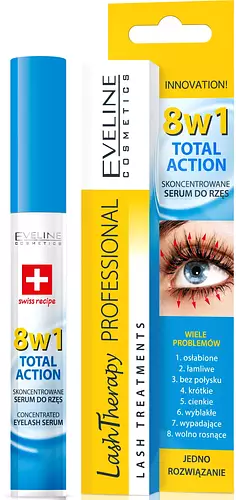 Eveline Lash Therapy Total Action Eyelash Serum 8 In 1