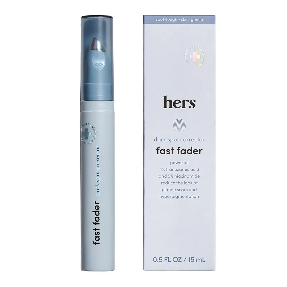 hers Fast Fader Dark Spot Corrector (Ingredients Explained)